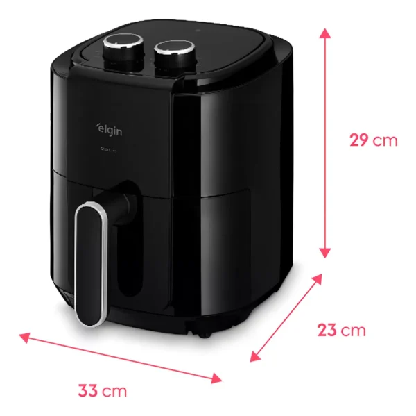 Fritadeira Air Fryer Elétrica Start Fry 3,5l 110v Elgin - Image 2
